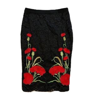 Endless rose lace pencil skirt size Small